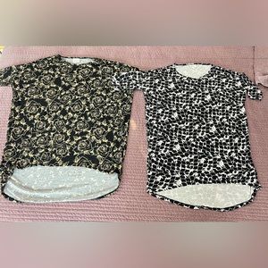 Set of 2 Lularoe Irma tunics, very good condition